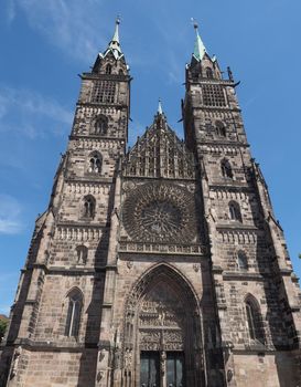 St Lorenz, translation St Lawrence, evangelical lutheran church in Nuernberg, Germany