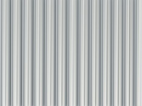 Corrugated metal sheet texture. 3D illustration.