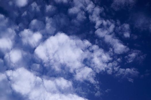 Blue sky clouds cloudscape template background