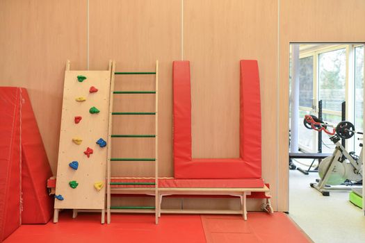 Sports hall Gym and climb wall