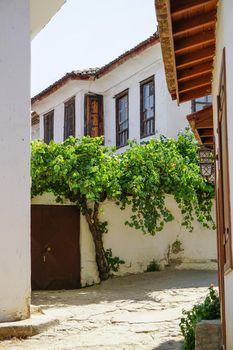 Sirince Houses and narrow streets on a sunny day
