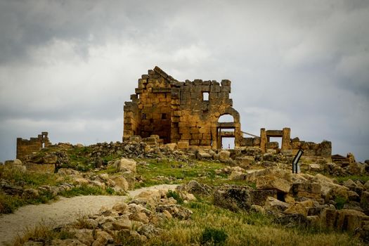 8 May 2022 Diyarbakir Turkey. Zerzevan castle border headquarters of the Roman Empire