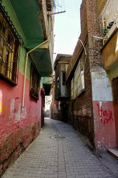 8 May 2022 Diyarbakir Turkey. City Walls of Diyarbakir Sur ici in Diyarbakir;