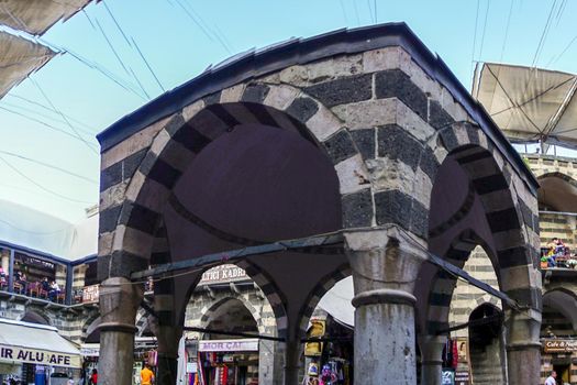 8 May 2022 Diyarbakir Turkey. Hasan Pasha han bazaar in Diyarbakir