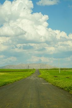 Beautiful countyside roads of South Eastern Turkey