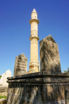 11 May 2022. Şırnak Nusaybin Turkey. Zeynel Abidin mosque and turbe in Nusaybin