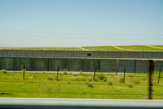 11 May 2022 Nusaybin Sirnak Turkey. Border between Turkey and Syria in Nusaybin Turkey