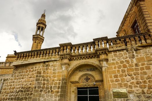 12 May 2022 Midyat Mardin Turkey. Mor Saint Barsavmo Church in Midyat Turkey