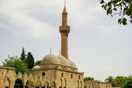 14 May 2022 Sanliurfa Turkey. Urfa Balikligol Halil ul Rahman mosque at Sanliurfa Turkey