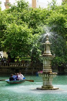 14 May 2022 Sanliurfa Turkey. Urfa Balikligol Halil ul Rahman mosque at Sanliurfa Turkey