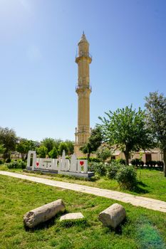 11 May 2022. Şırnak Nusaybin Turkey. Zeynel Abidin mosque and turbe in Nusaybin