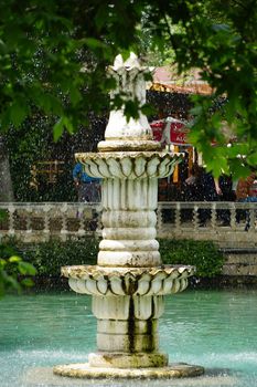 14 May 2022 Sanliurfa Turkey. Urfa Balikligol Halil ul Rahman mosque at Sanliurfa Turkey