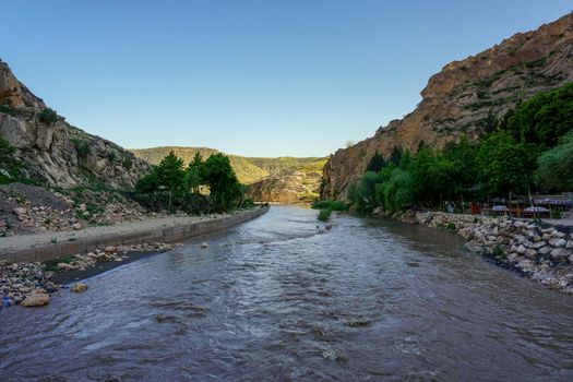 Cudi Gabar mountains Kasrik Pass and botan river between Cizre and Sirnak in South East Region of Turkey