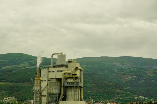 Industrial cement plant at Adana Turkey