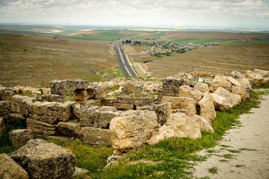 8 May 2022 Diyarbakir Turkey. Zerzevan castle border headquarters of the Roman Empire