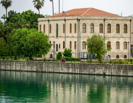 14 May 2022 Adana Turkey. Ataturk mansion by the seyhan river at Adana Turkey