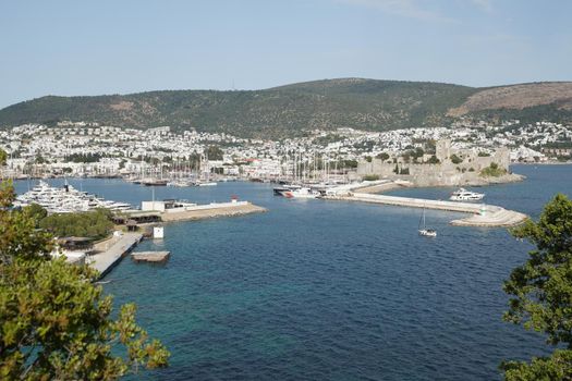 Bodrum Castle in Bodrum Town, Mugla, Turkey