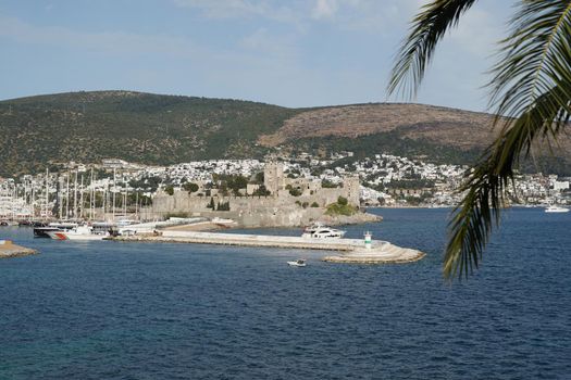 Bodrum Castle in Bodrum Town, Mugla, Turkey