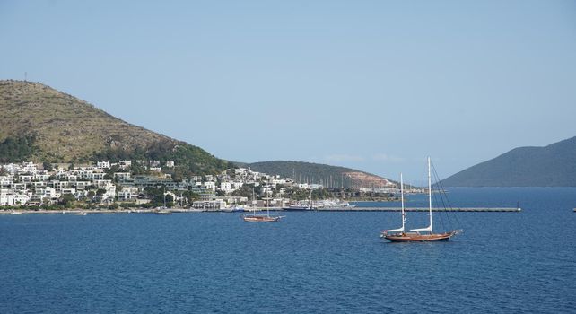 Bodrum Town in Aegean Coast of Turkey