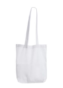 female white bag isolated on white