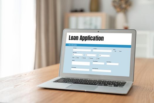 Online loan application form for modish digital information collection on the internet network