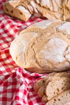 Homemade bread without yeast. High quality photo