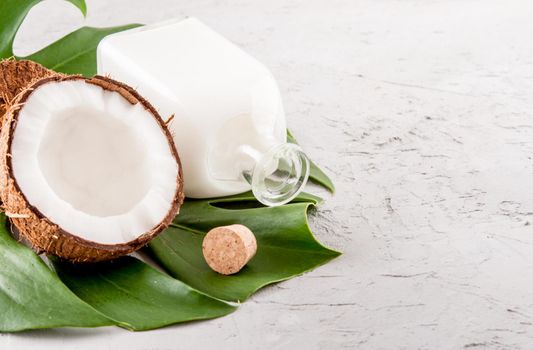 cold-pressed coconut oil. High quality photo