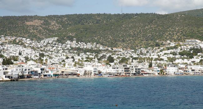 Bodrum Town in Aegean Coast of Turkey