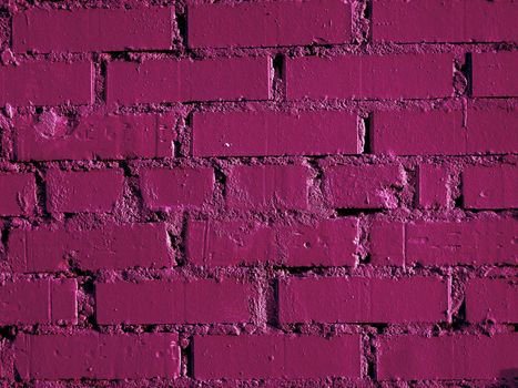 Purple brick wall abstract texture background.