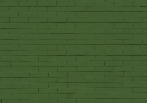 Green brick wall abstract texture background.