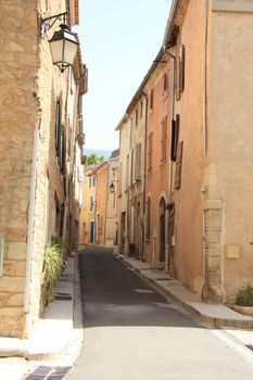 Street view of the Village of Bedoin, France