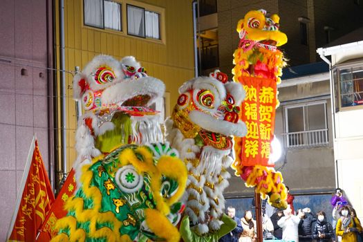 New Years New Year, Spring Event (Yokohama Chinatown). Shooting Location: Yokohama-city kanagawa prefecture