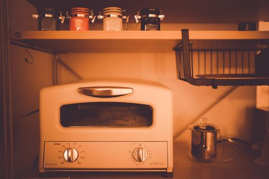 Retro oven toaster image. Shooting Location: Yokohama-city kanagawa prefecture