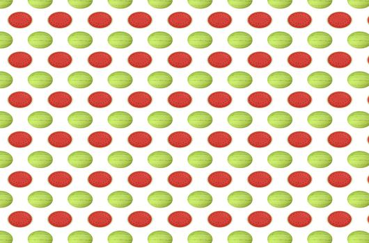 Watermelon pattern design. Great for fabric, textile, wrapping paper. 3d-rendering.