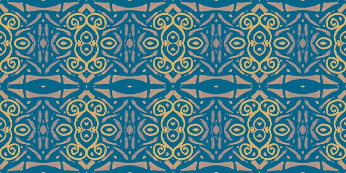 Portuguese style. Seamless spanish design. Floral azulejo ornament. Damask traditional mosaic. Abstract italian talavera ceramic. Portuguese tiles. Portuguese pattern.