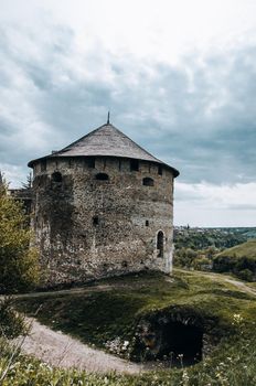 Ukraine Kamyanets Podilsk April 4 2018: Kamyanets-Podilskiy fortress