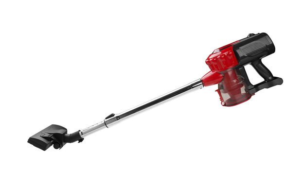 Handheld vacuum cleaner isolated on white background