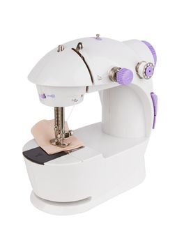 Sewing machine isolated on a white background