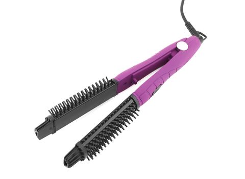 Hair straightener isolated on a white background