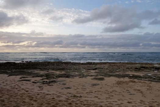 Rocky Beach at Turtle Bay, Oahu Island North Shore, Hawaii
