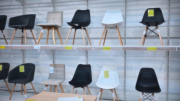 Store for home chairs in a European mall