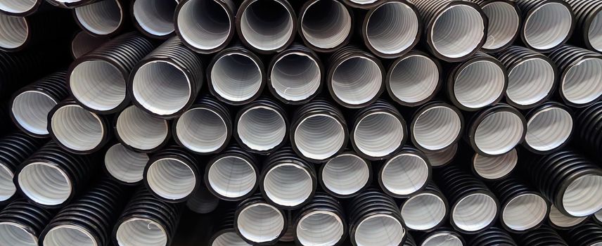 gray pipes pvc plastic pipes are in stock.