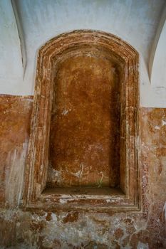 Arches in old restored palace in Tbilisi's downtown, capital city of Georgia