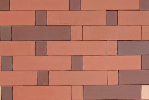 red color brick wall background . High quality photo