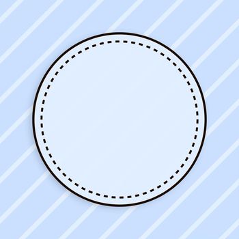 Blank Circle Displaying Blueprints And Strategies For Progress.