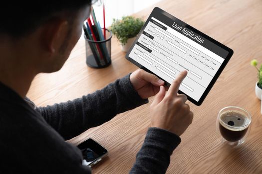 Online loan application form for modish digital information collection on the internet network