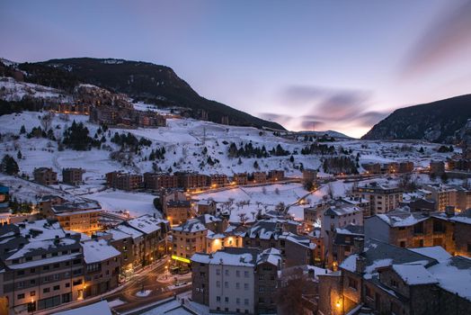 Cityscape of Canillo, Andorra