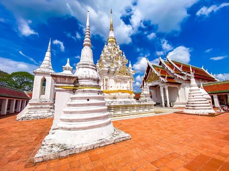 Wat Phra Boromathat Chaiya in Surat Thani, Thailand. High quality photo