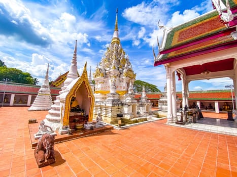 Wat Phra Boromathat Chaiya in Surat Thani, Thailand. High quality photo