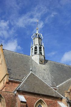 Ruin church, Protestant Church in Bergen, the Netherlands